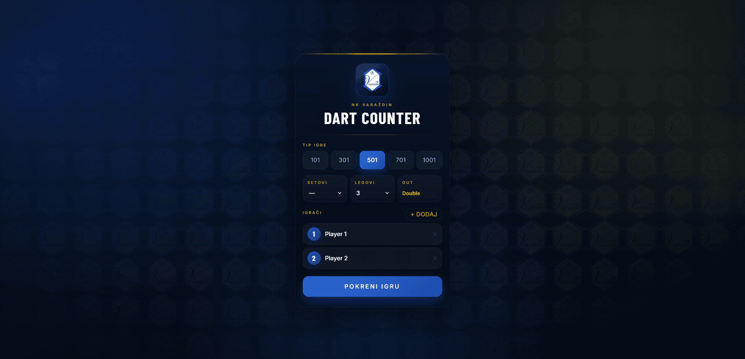 Custom Dart Counter